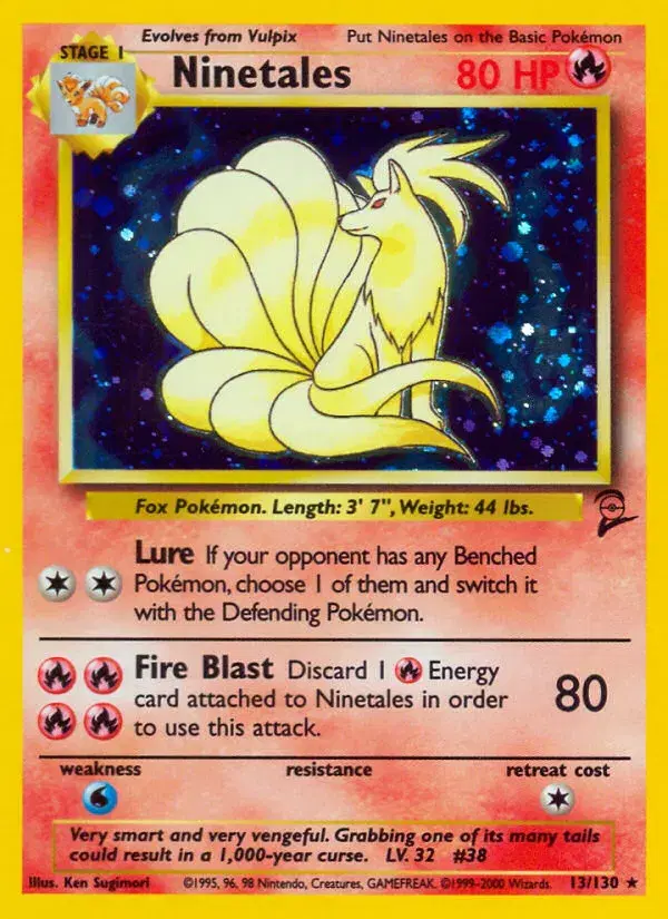 Ninetales Base Set 2 13