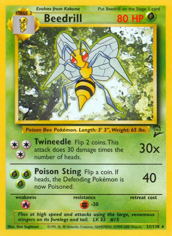 Beedrill Base Set 2 21