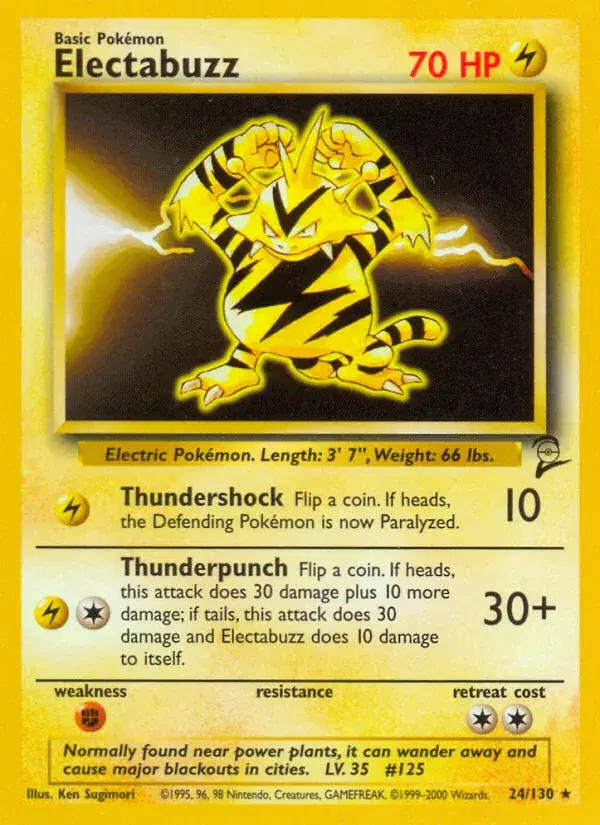 Electabuzz Base Set 2 24