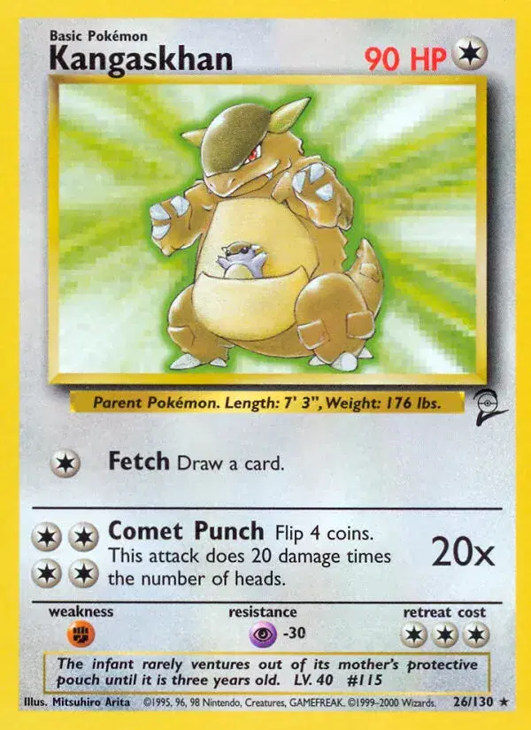 Kangaskhan Base Set 2 26