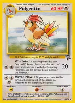 Pidgeotto Base Set 2