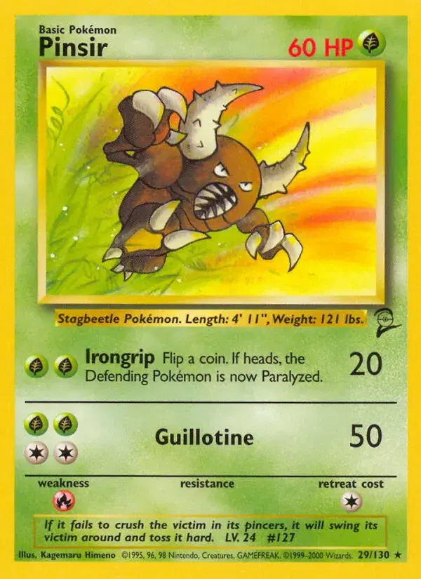 Pinsir Base Set 2 29