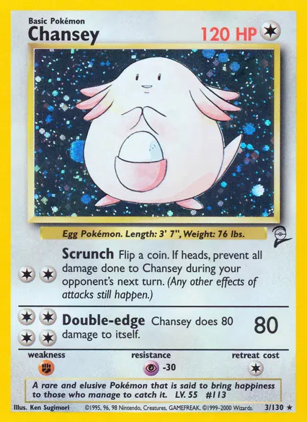 Chansey Base Set 2 3