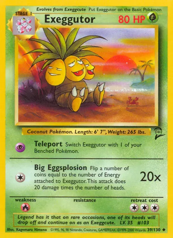 Exeggutor Base Set 2 39