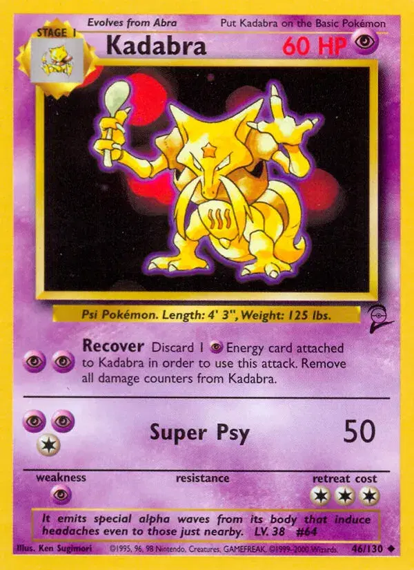 Kadabra Base Set 2 46