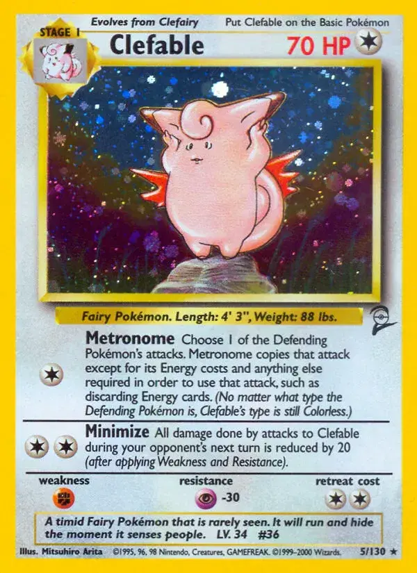 Clefable Base Set 2 5