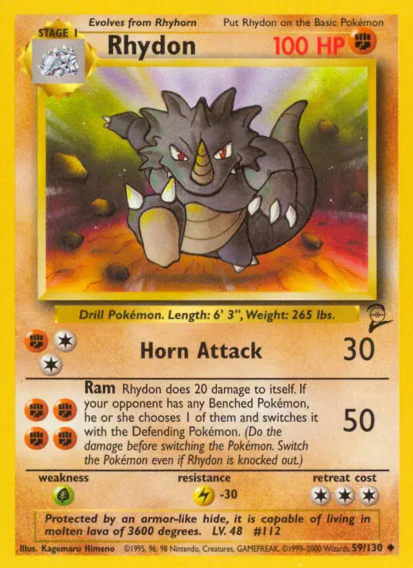Rhydon Base Set 2 59