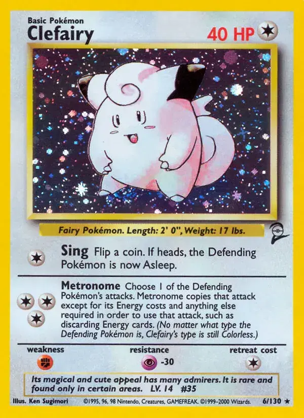 Clefairy Base Set 2 6
