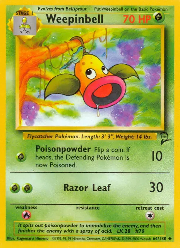 Weepinbell Base Set 2 64