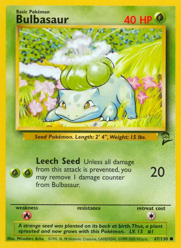 Bulbasaur Base Set 2 67