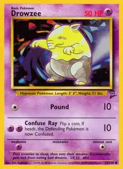 Drowzee Base Set 2