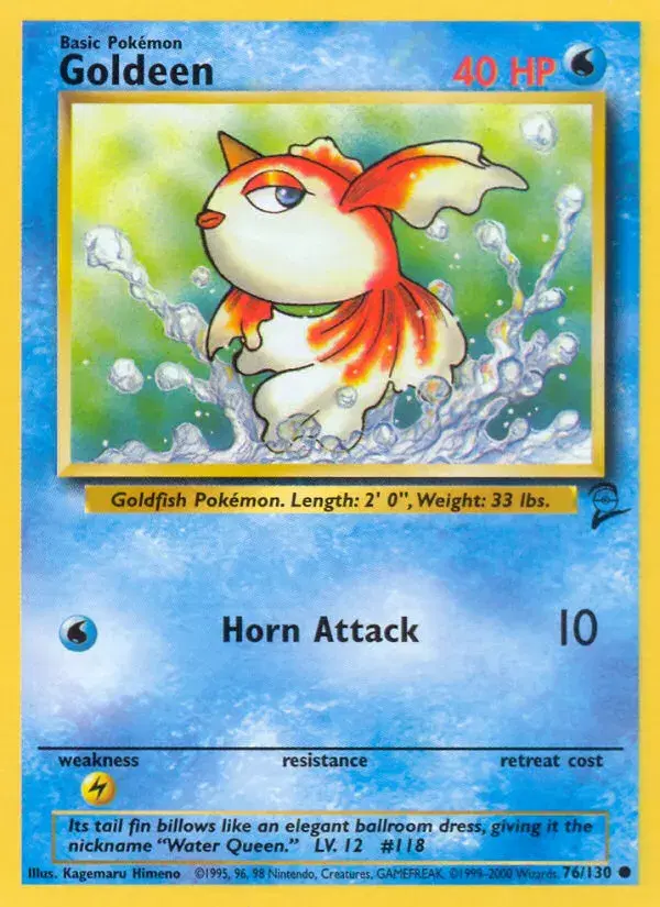 Goldeen Base Set 2 76