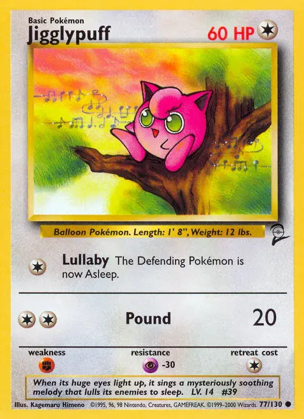 Jigglypuff Base Set 2 77