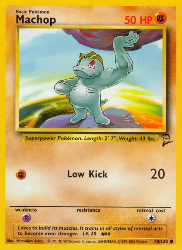 Machop Base Set 2 78