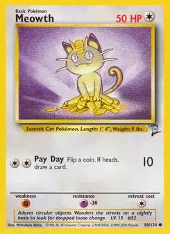 Meowth Base Set 2