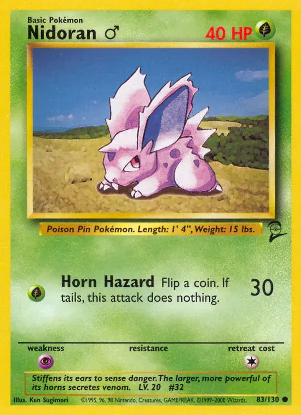 Nidoran ♂ Base Set 2 83