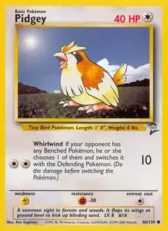 Pidgey Base Set 2