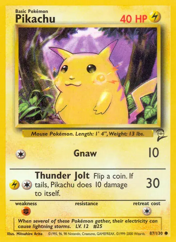 Pikachu Base Set 2 87