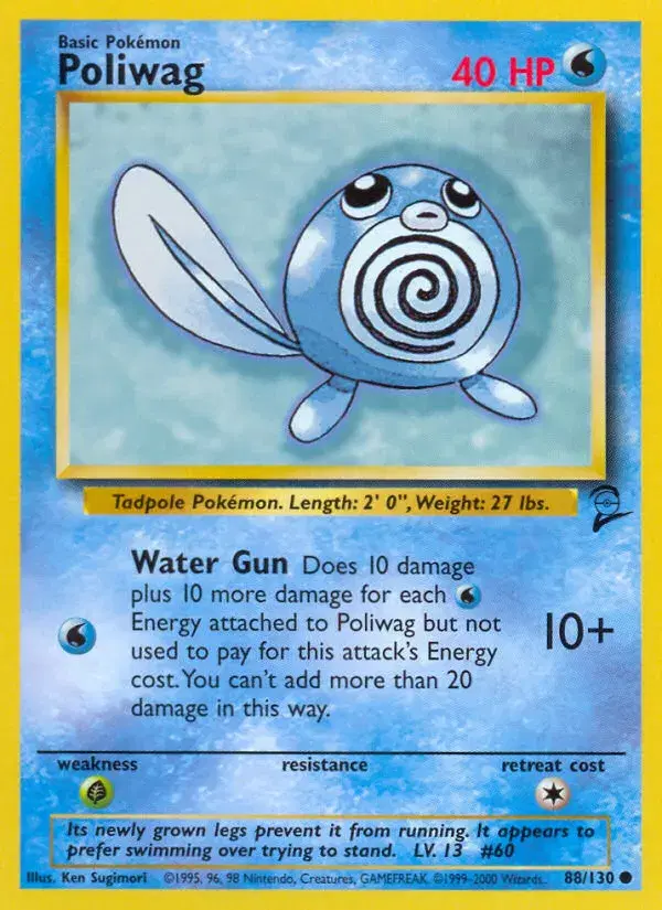 Poliwag Base Set 2 88