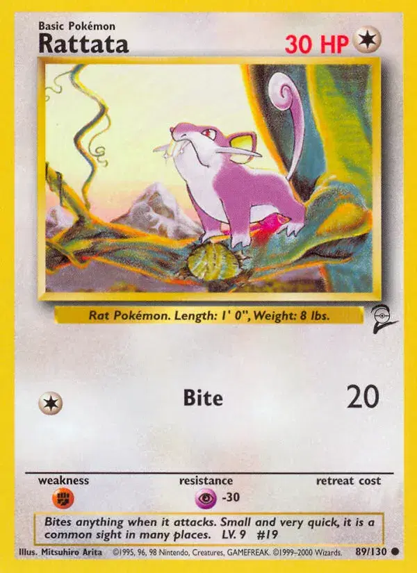 Rattata Base Set 2 89