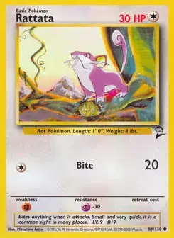 Rattata Base Set 2