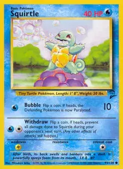 Squirtle Base Set 2