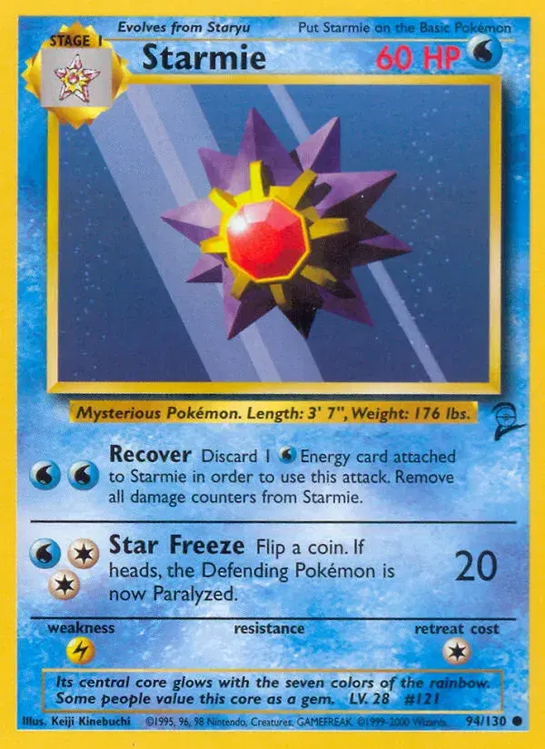Starmie Base Set 2 94