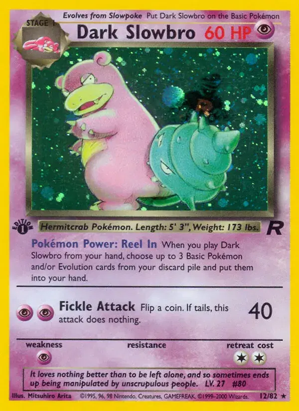 Dark Slowbro Team Rocket 12