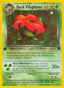 Dark Vileplume Team Rocket