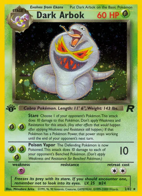 Dark Arbok Team Rocket 2