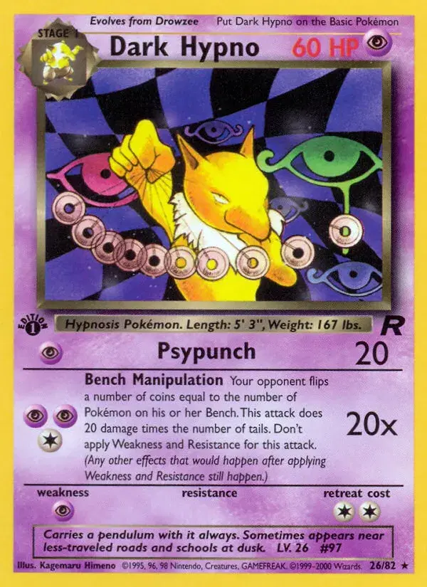 Dark Hypno Team Rocket 26