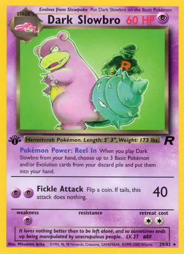 Dark Slowbro Team Rocket 29