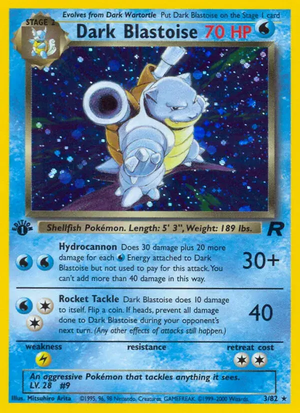 Dark Blastoise Team Rocket 3