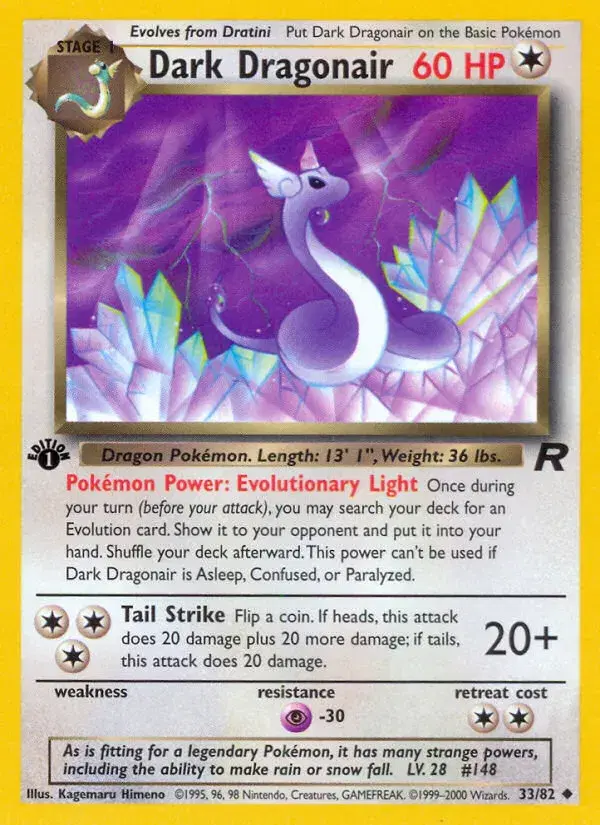 Dark Dragonair Team Rocket 33