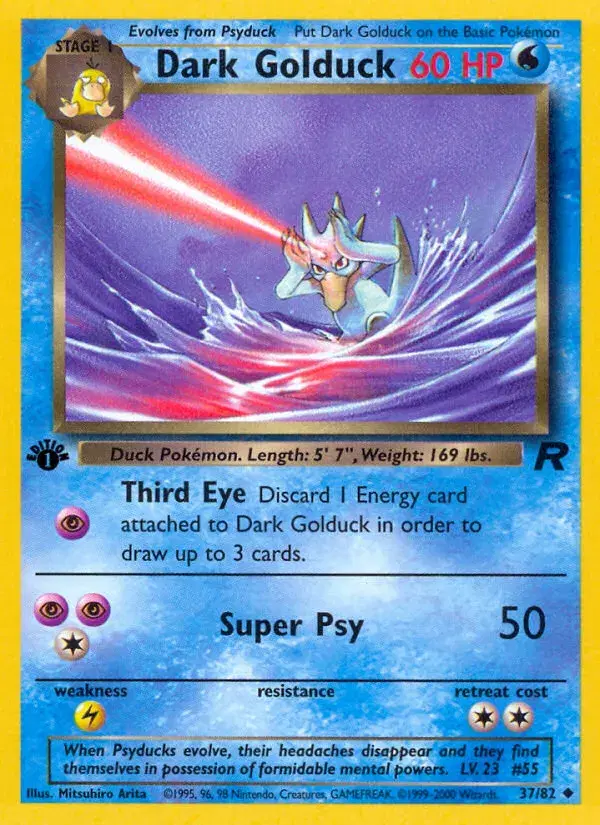 Dark Golduck Team Rocket 37