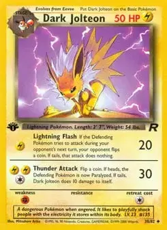 Dark Jolteon Team Rocket