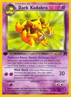 Dark Kadabra Team Rocket