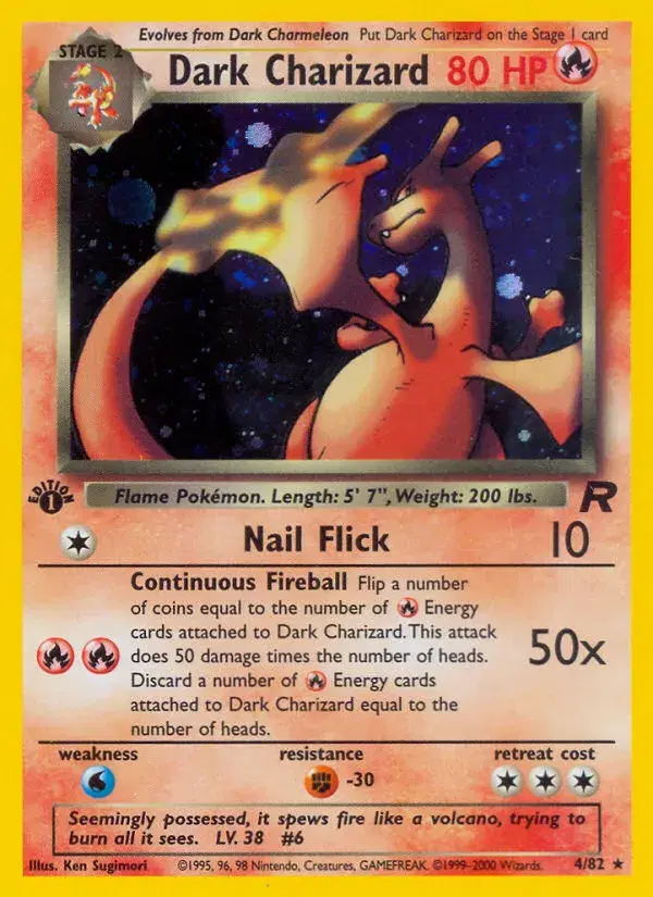 Dark Charizard Team Rocket 4