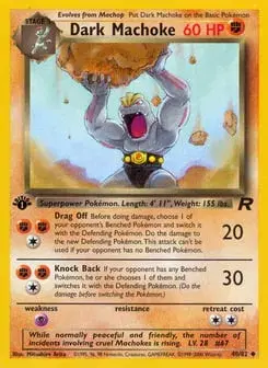 Dark Machoke Team Rocket
