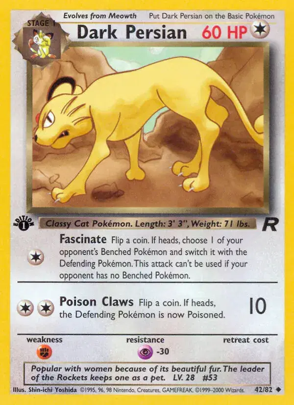 Dark Persian Team Rocket 42