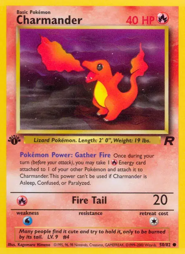 Charmander Team Rocket 50