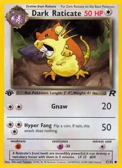 Dark Raticate Team Rocket