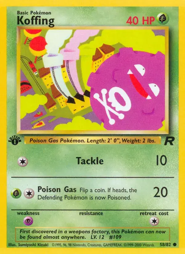 Koffing Team Rocket 58