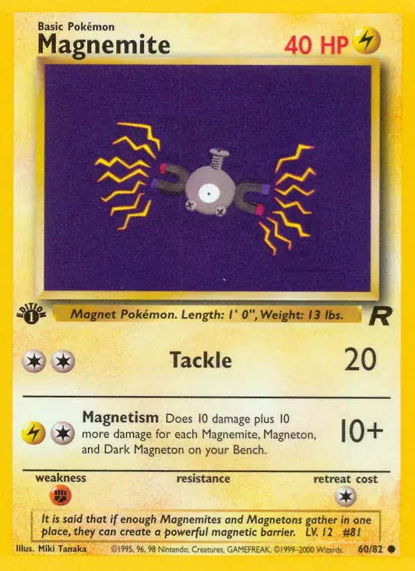 Magnemite Team Rocket 60