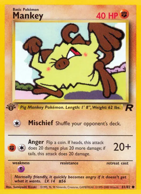 Mankey Team Rocket 61