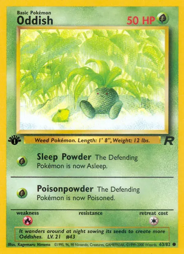 Oddish Team Rocket 63