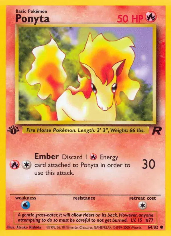 Ponyta Team Rocket 64