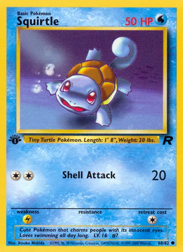 Squirtle Team Rocket 68