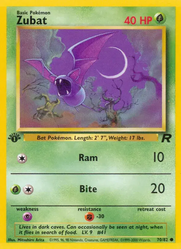 Zubat Team Rocket 70