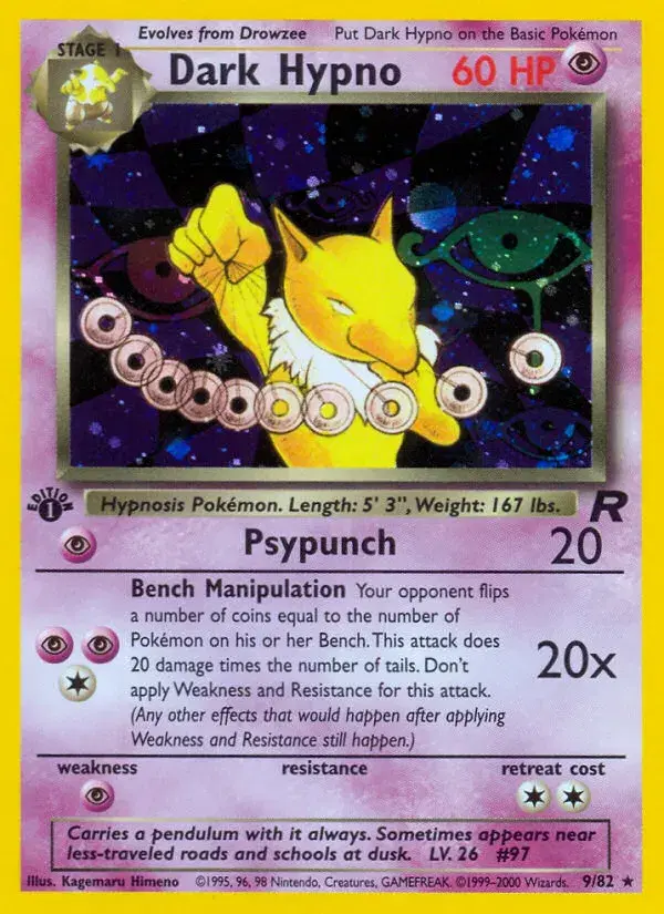 Dark Hypno Team Rocket 9